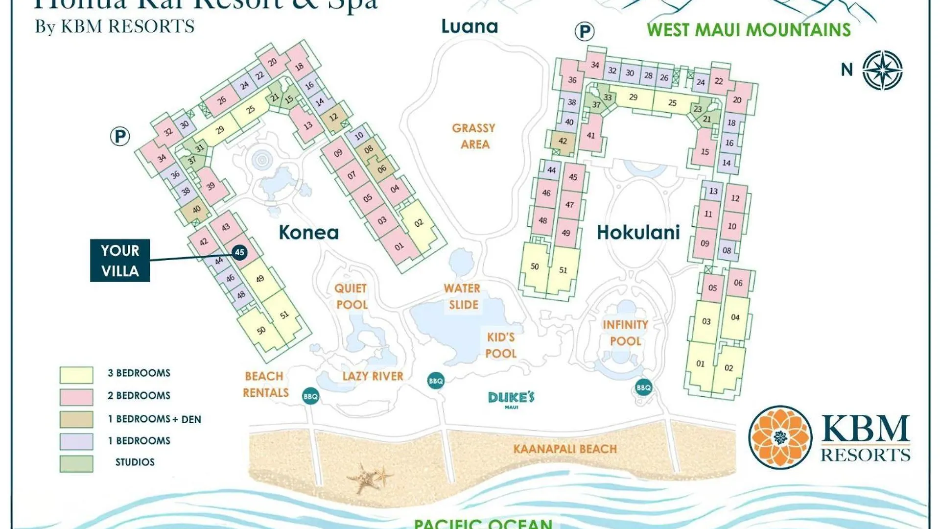 Kbm Resorts Spacious 4-Bedroom Honua Kai Collection Multi Unit Listing Same Floor Ocean Views 2 Free Rental Cars Hkk-24245 Kaanapali 0*,